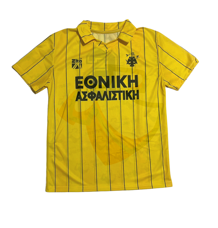 AEK Athens Shirt 1987-1988 Home - Retro Jerseys, φανέλα αεκ