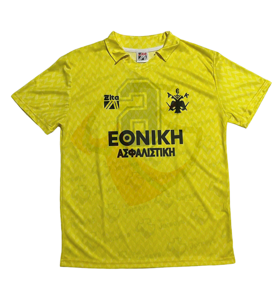 AEK Athens Shirt 1988-1989 Home - Retro Jerseys, φανέλα αεκ