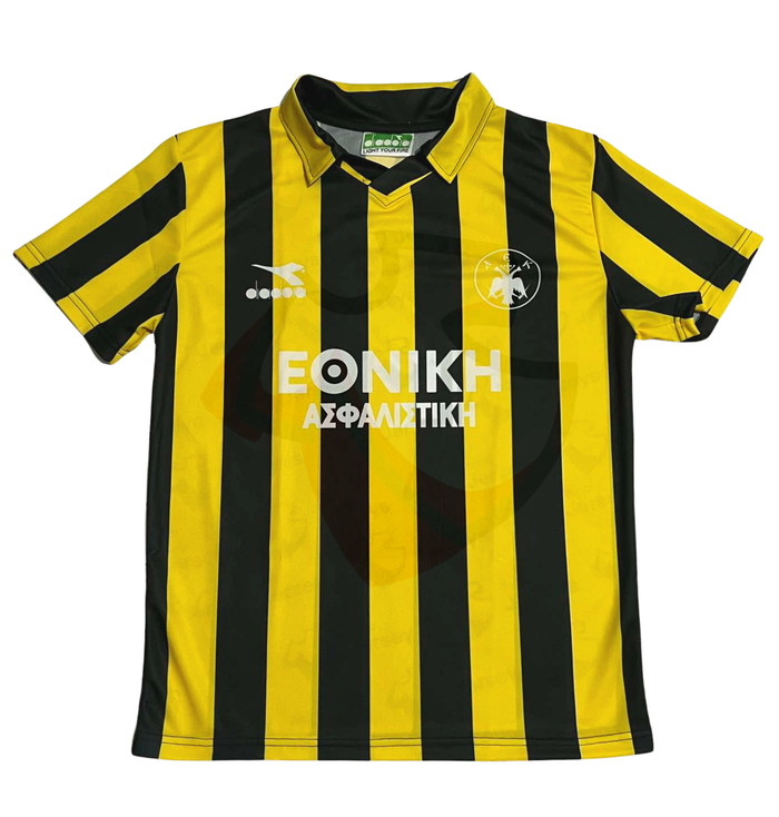 AEK Athens Shirt 1989-1990 Home - Retro Jerseys, φανέλα αεκ