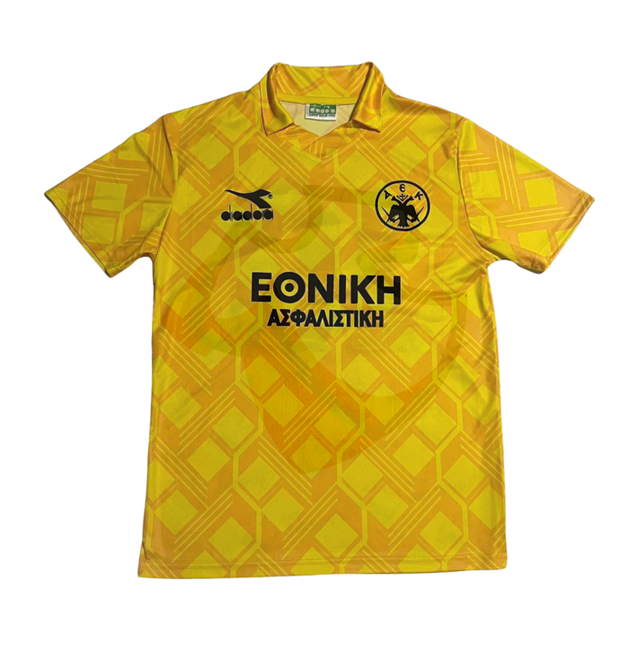 AEK Athens Shirt 1991-1992 Home - Retro Jersey, φανέλα αεκ