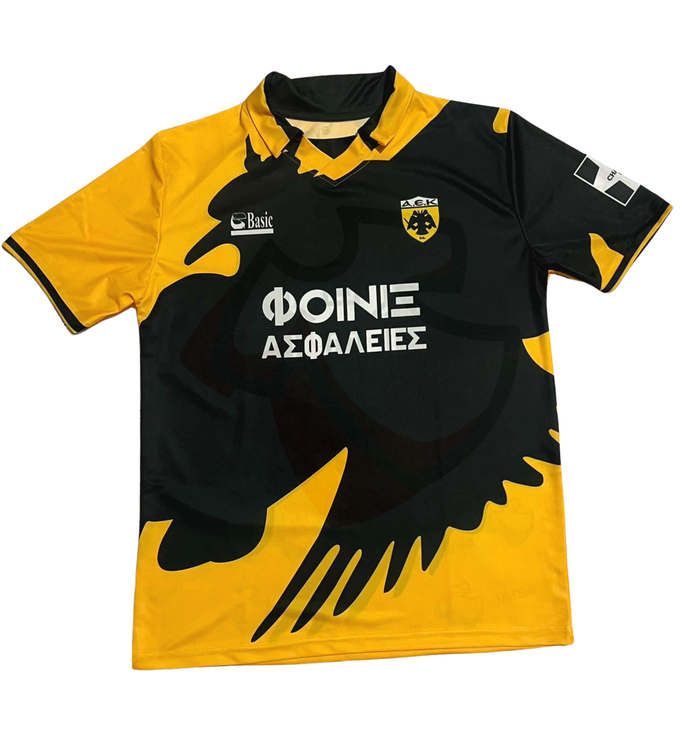 AEK Athens Shirt 1994-1995 Cup - Retro Jerseys, φανέλα αεκ