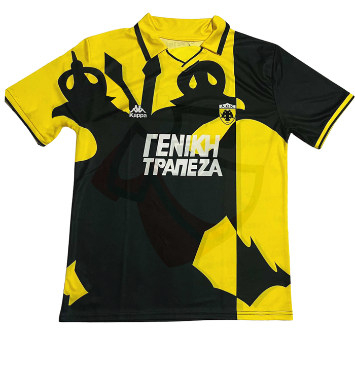 AEK Athens Shirt 1996-1997 Home - Retro Jerseys, φανέλα αεκ