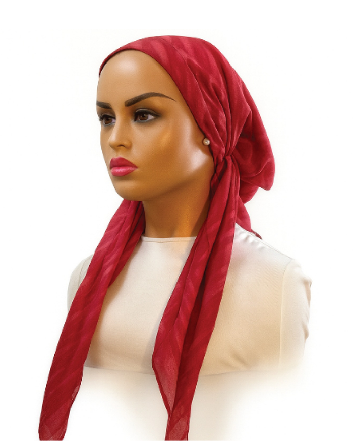 Ahead P2771 Magenta Mirage Classic Fit Pre-Tied Bandanna Myselflingerie.com