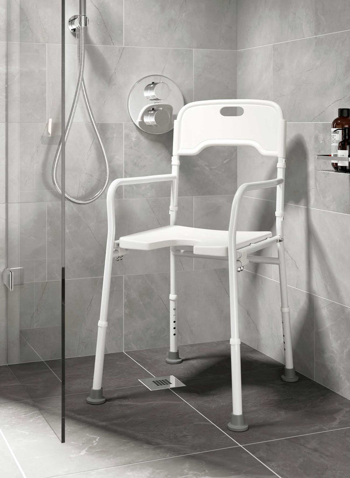 Alaska Height Adjustable Shower Chair