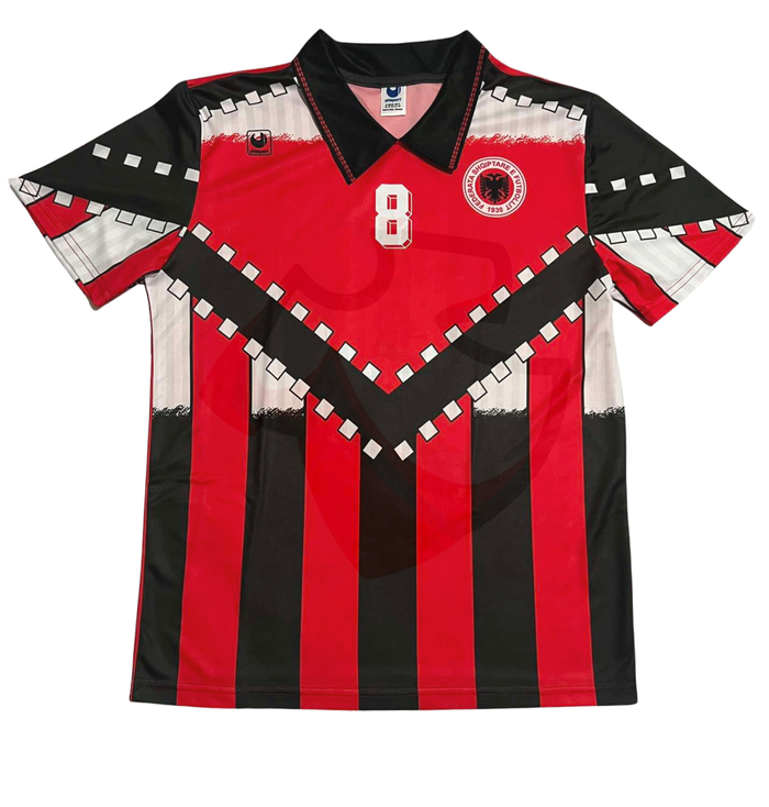 Albania National Shirt 1994 Home - Retro Jerseys, Fanella Shqipërisë