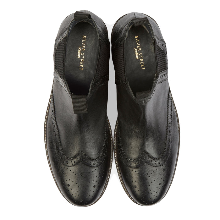 Albion Leather Chelsea Boots - Black