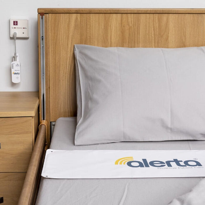 Image of Alerta Wireless Bed Mat Transmitter on a plain background.