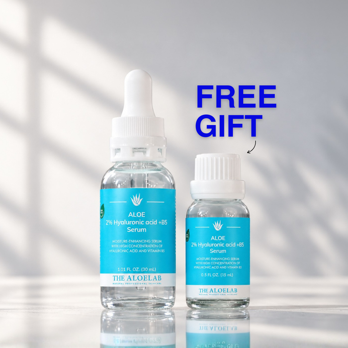 ALOE 2% HYALURONIC ACID + B5 SERUM with FREE 15ml 2% Hyaluronic Acid + B5 Serum - The ALOELAB