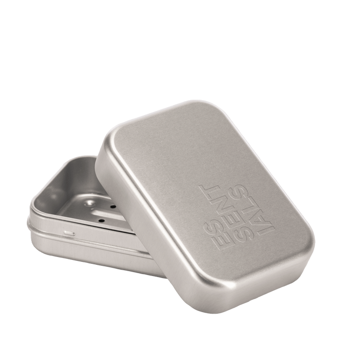 Aluminium container for Mühle ESSENTIALS 100gr Soap Bar