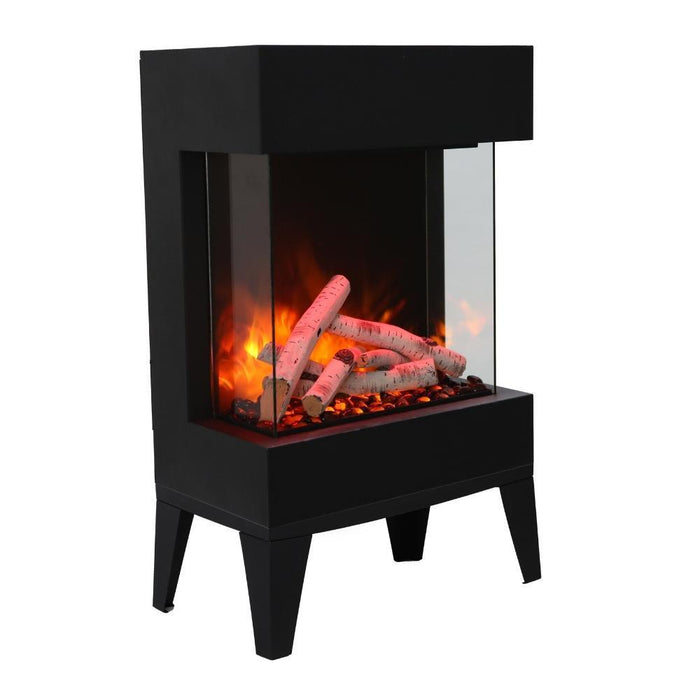 Amantii Base Legs for Cube Electric Fireplace - detail view