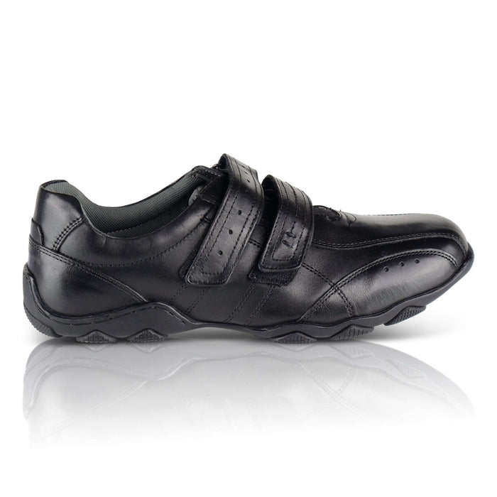 Ambrose Leather Trainers - Black