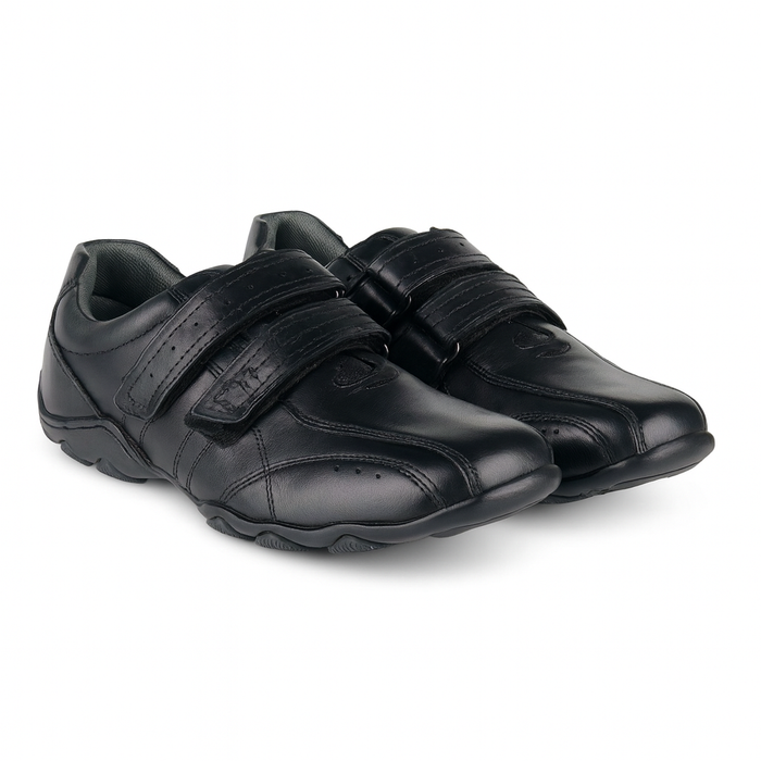 Ambrose Leather Trainers - Black