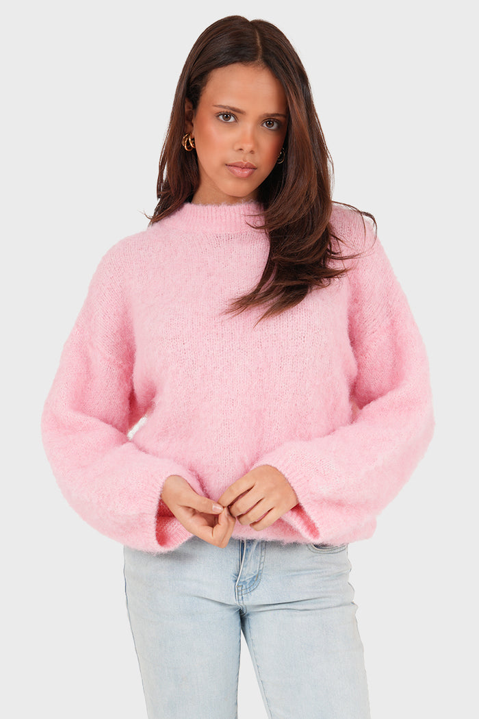 "Ame" sweater coral