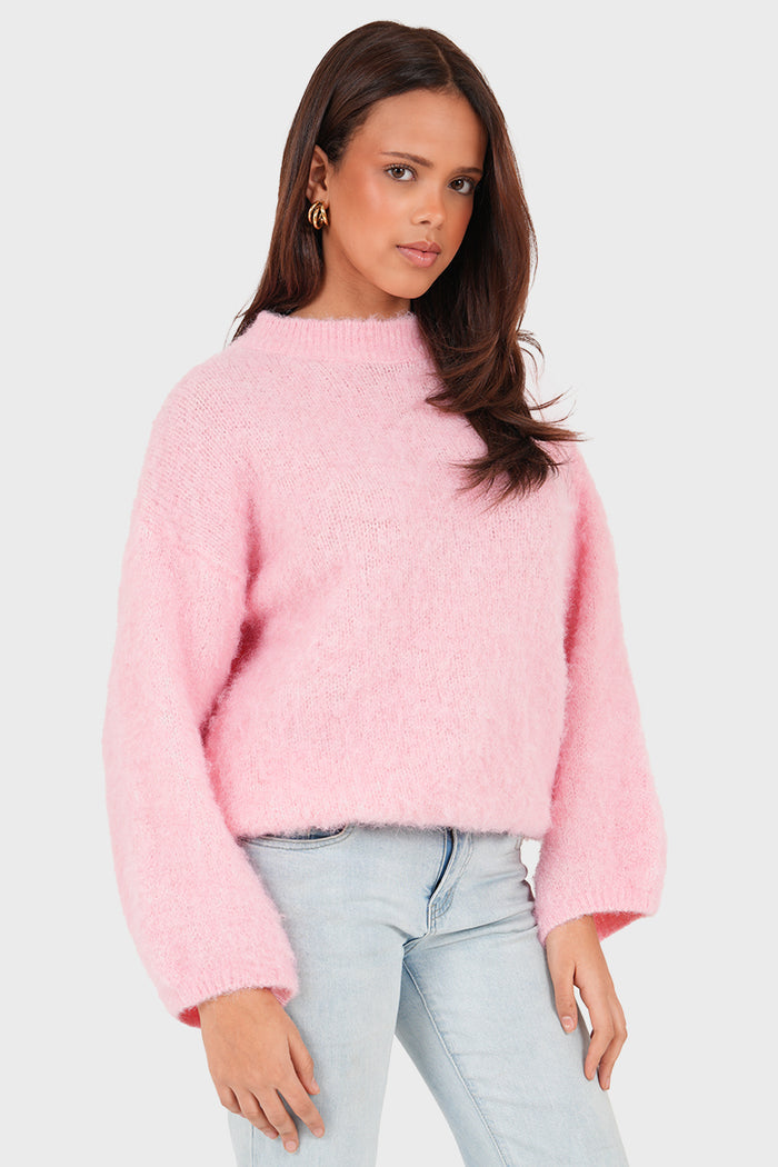 "Ame" sweater coral
