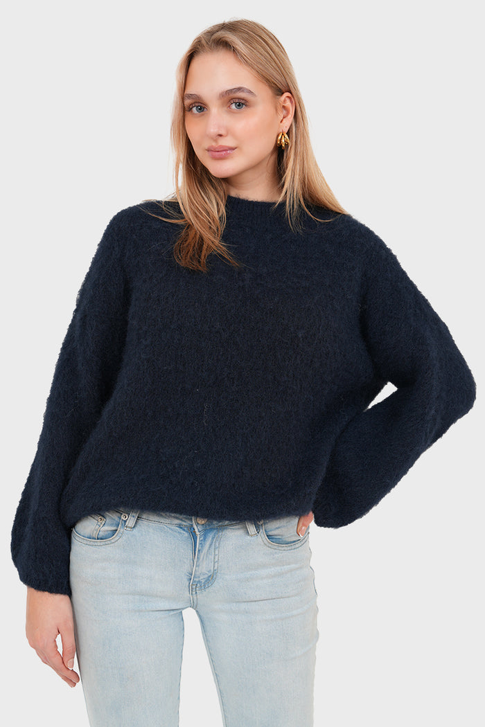 "Ame" sweater navy