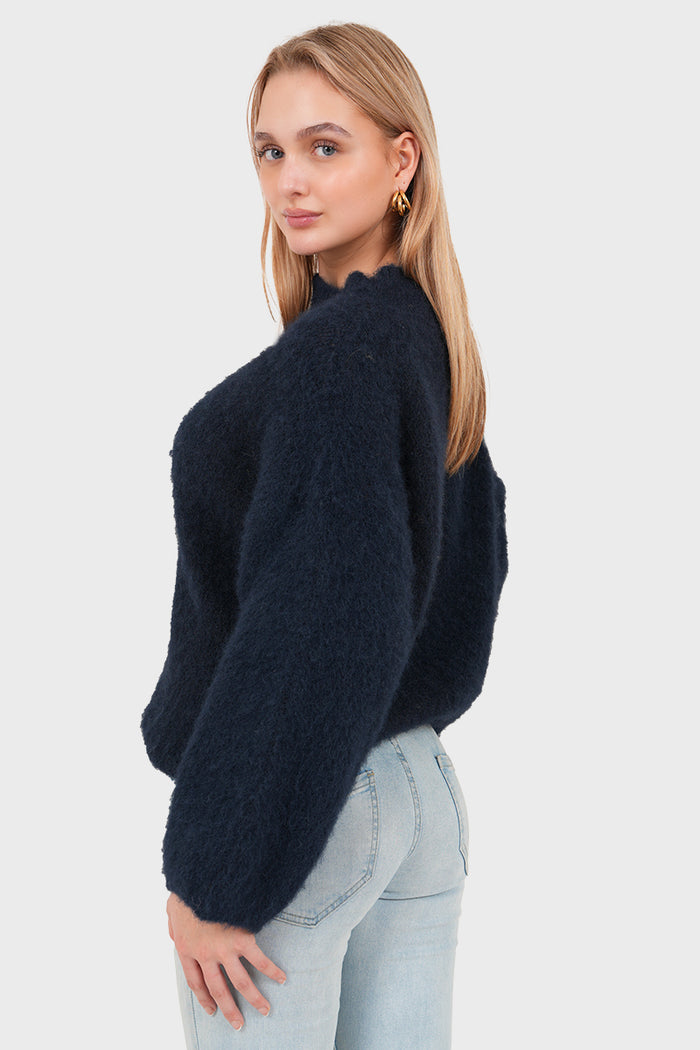 "Ame" sweater navy