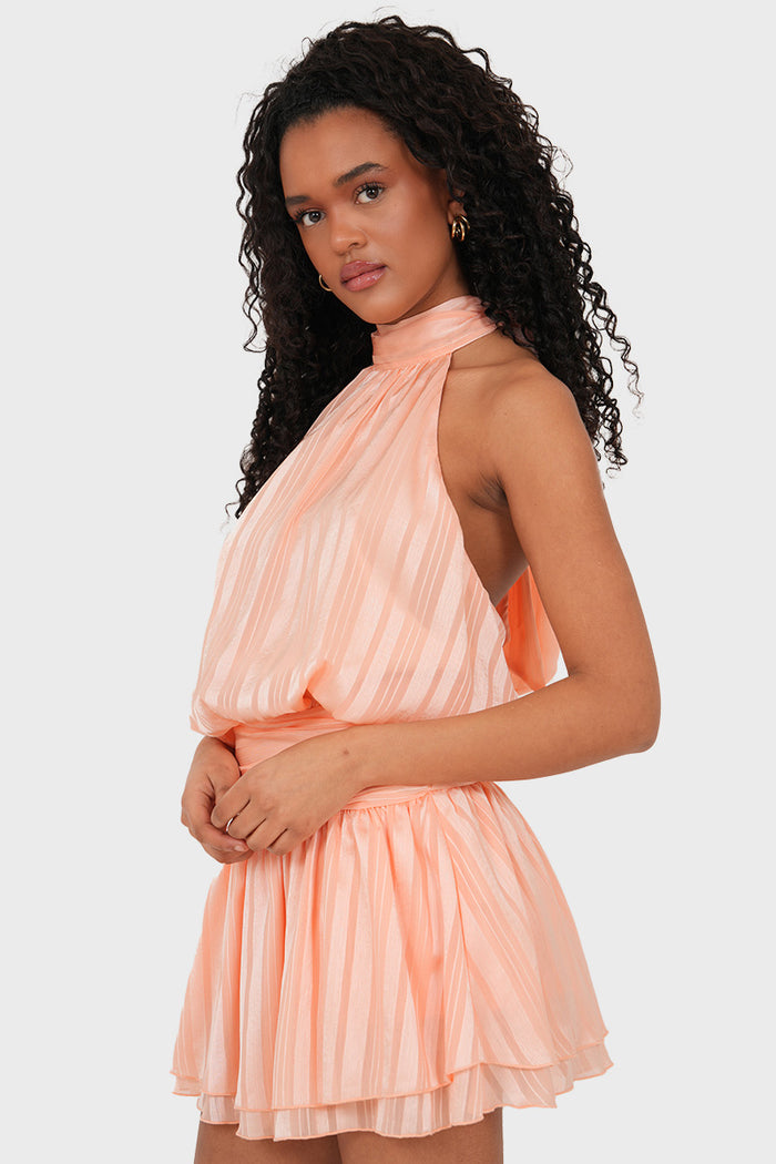 “Amelie” dress coral