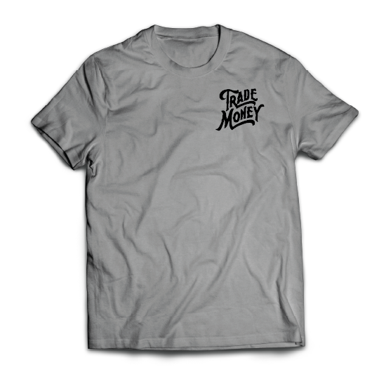 Trade Money American Grit tee in grey frost, additional product image