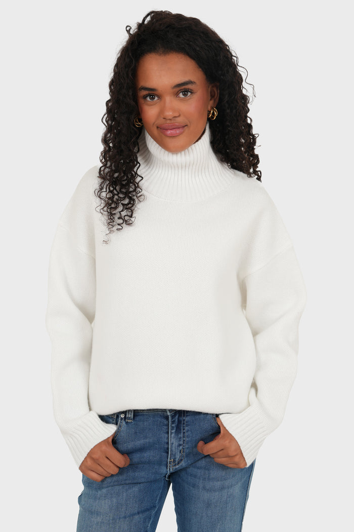 "Amour" sweater white