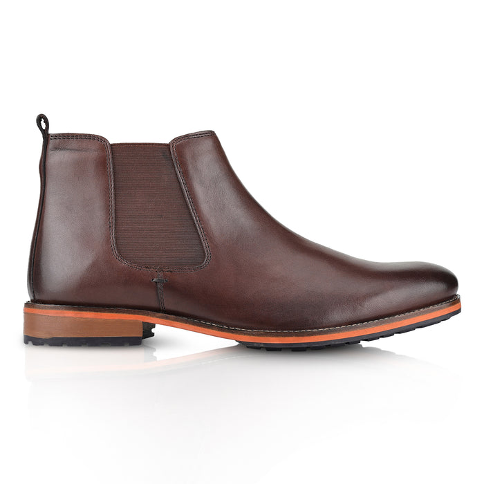 Argyll Leather Chelsea Boots - Brown