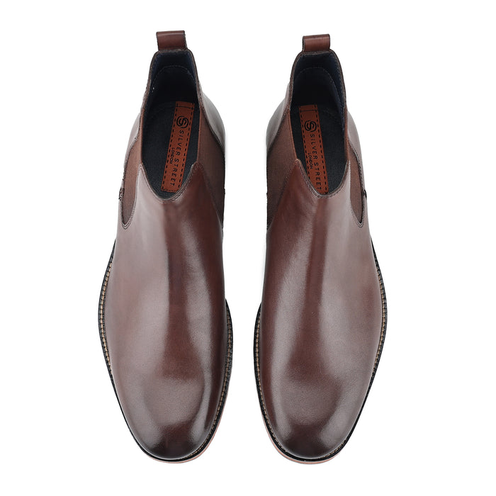 Argyll Leather Chelsea Boots - Brown