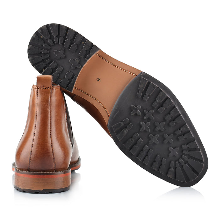 Argyll Leather Chelsea Boots - Tan