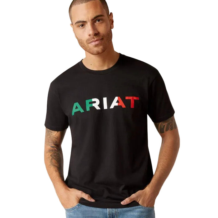 Ariat Viva Mexico graphic t-shirt in black, front view