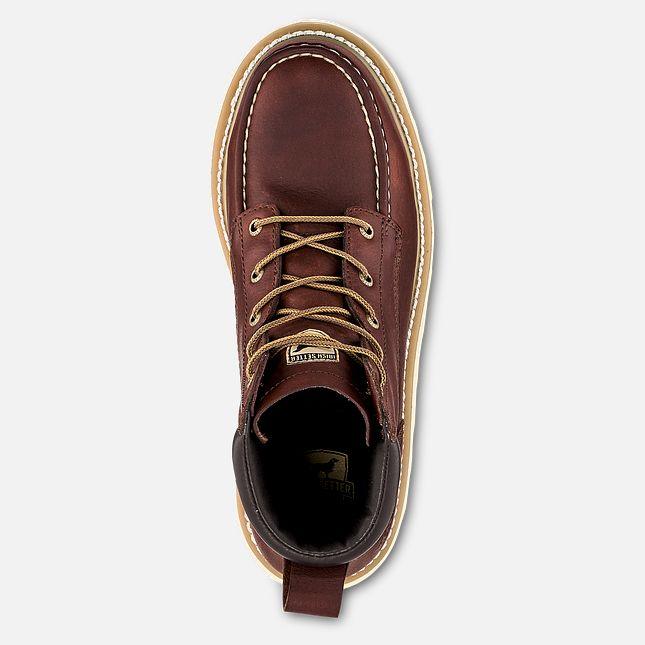 Irish Setter Ashby 6-inch work boot, EH rated with a wedge outsole, detail product view