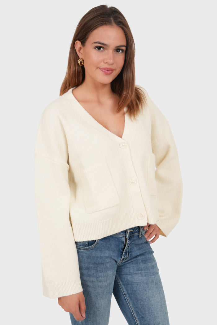 "Aurora" cardigan beige