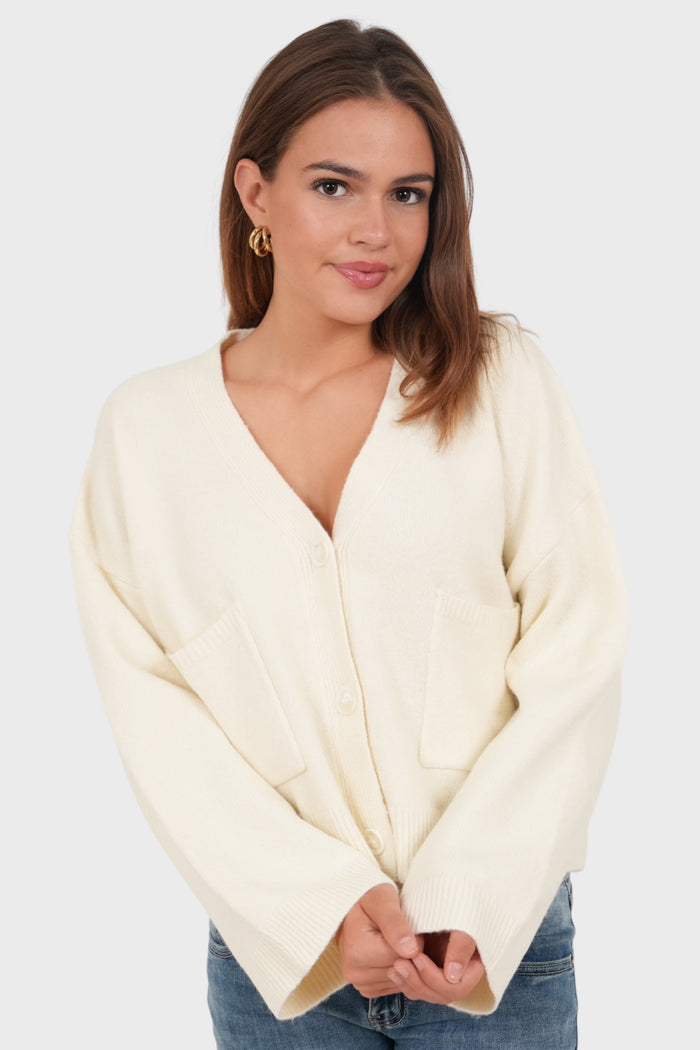"Aurora" cardigan beige