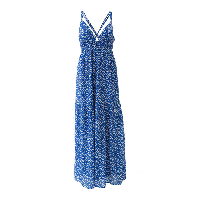 "Azore" dress blue