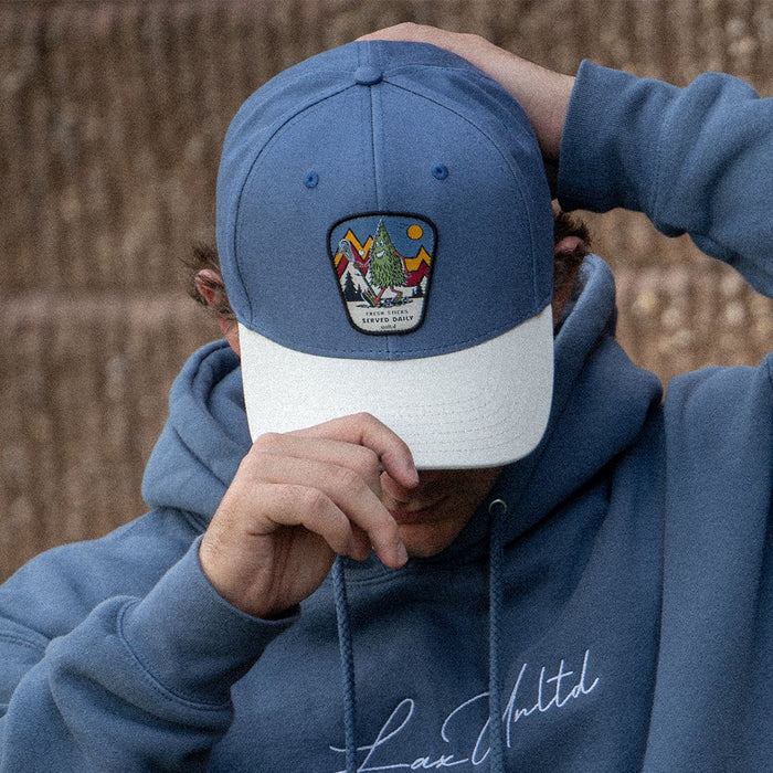 Aztec tree hat on model