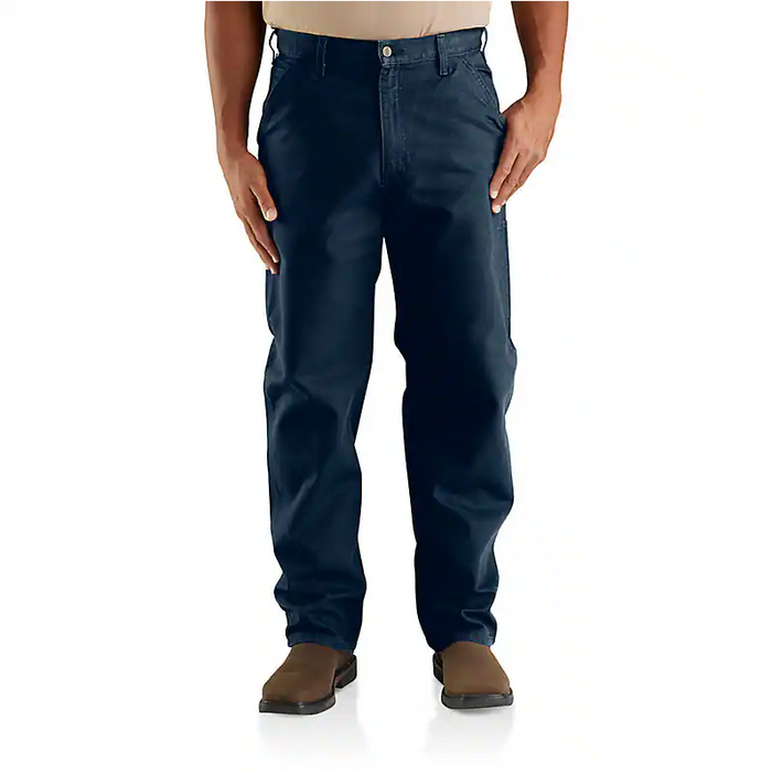 Carhartt B11 washed duck loose fit work pant in midnight