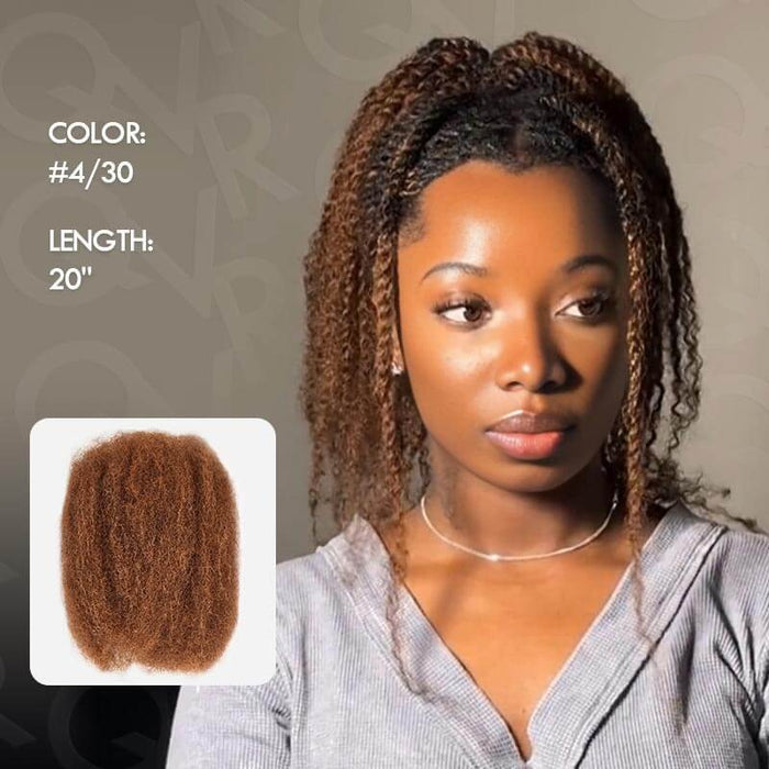 Mix #4/30-20inches-5 packs-afro kinky bulk