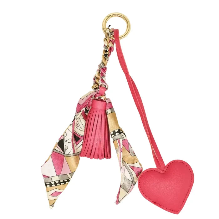 "Bag" chain heart scarf