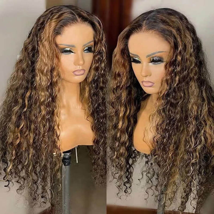qvr wigs balayage color with hd lace 13x4 wig