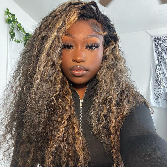 qvr wigs deep wave 180% density hd lace wig