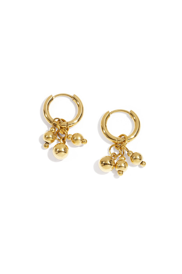 "Ball drop" earrings