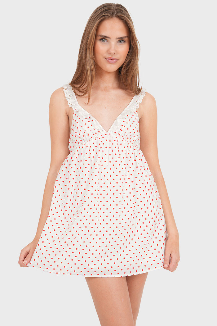 "Bambi” dress white