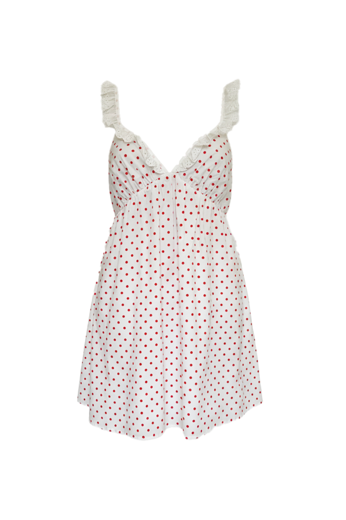 "Bambi” dress white