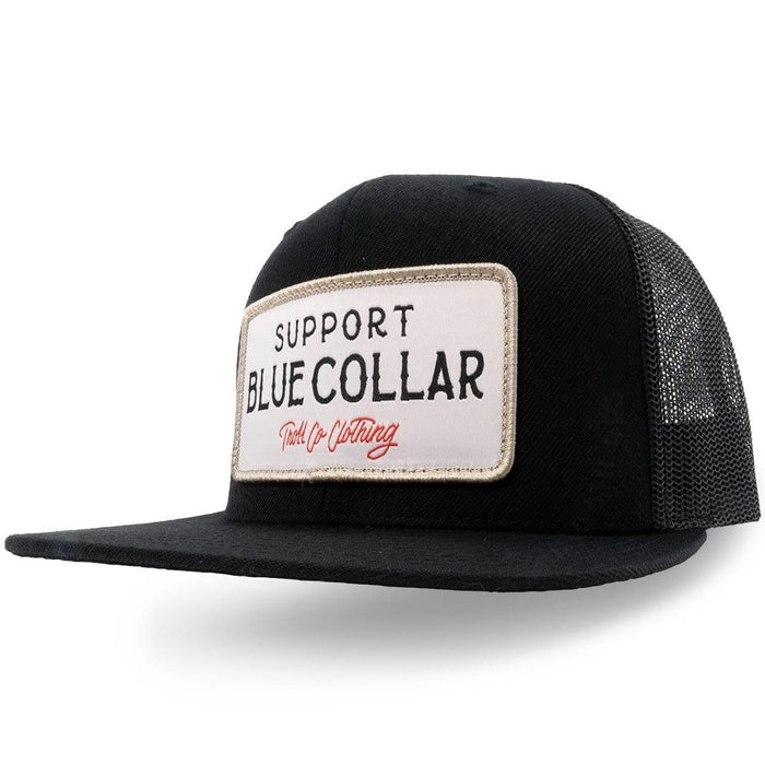 Troll Co. Barricade meshback trucker hat in black