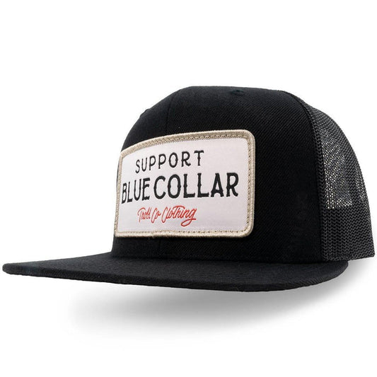 Troll Co. Barricade meshback trucker hat in black