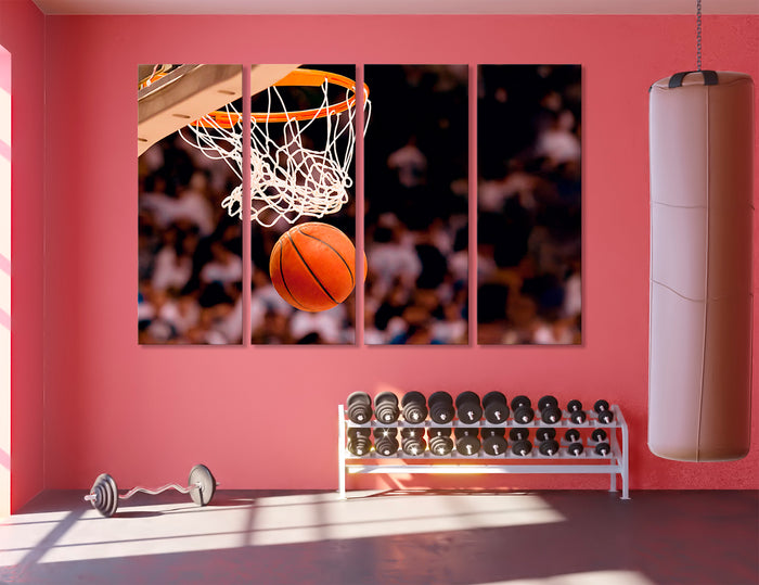 Basketball Hall Decor Canvas Print #4056