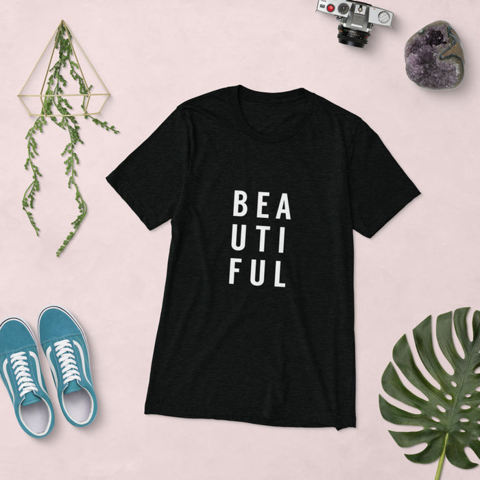 BEAUTIFUL Women's Graphic Tee - Bloom Seventy Seven
