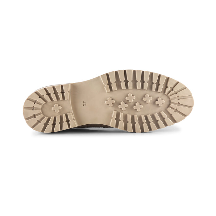 Beckenham Suede Casual Apron Front Shoes - Sand