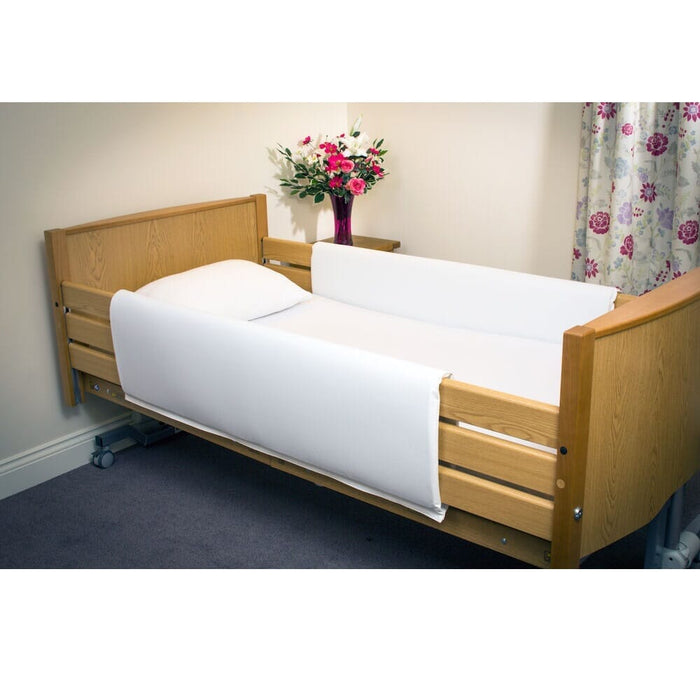 Alternative view of Bed Cot Side Bumpers-Pair, showing different angle or usage.