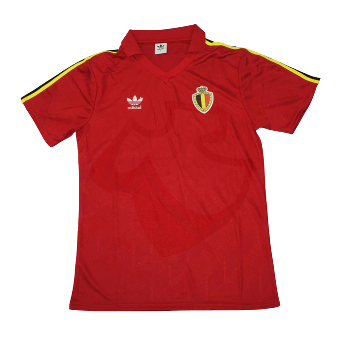 Belgium National Shirt 1986 Home - Retro Jerseys, België shirt, België Retro shirt