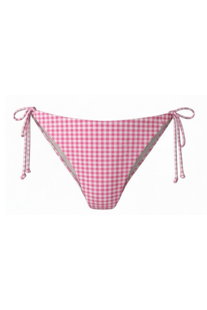 "Bella" tied bikini bottom pink