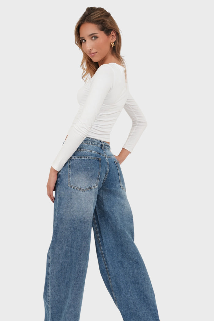 "Belt" jeans blue