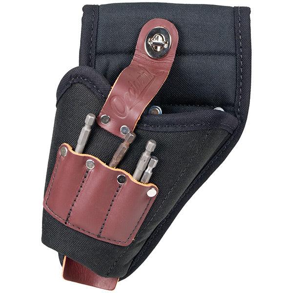 Occidental Leather belt worn drill holster in tan leather